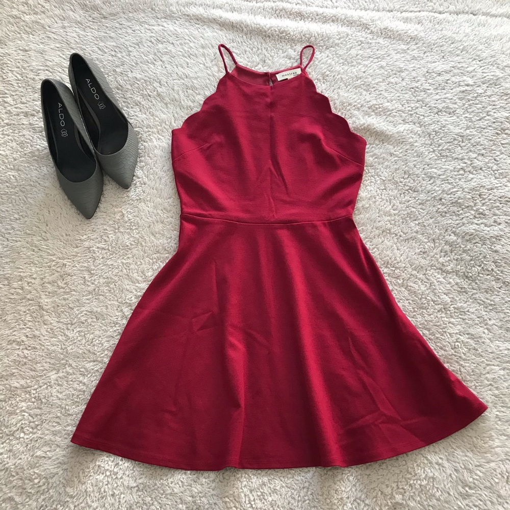 NWOT Monteau Dress M - Picture 3 of 8
